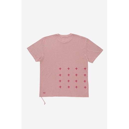 KSUBI t-shirt bawełniany kolor różowy z nadrukiem MSP23TE025-PINK ze sklepu PRM w kategorii T-shirty męskie - zdjęcie 161409261
