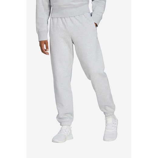 adidas Originals spodnie dresowe Premium Essentials Sweat Pants kolor szary gładkie HB7503-SZARY ze sklepu PRM w kategorii Spodnie męskie - zdjęcie 161409881