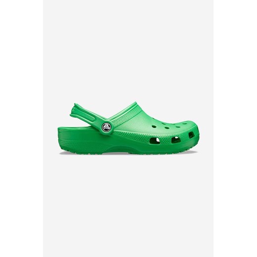 Crocs klapki Classic 10001 męskie kolor zielony 10001.GRASS.GREEN-GREEN Crocs 48/49 promocyjna cena PRM