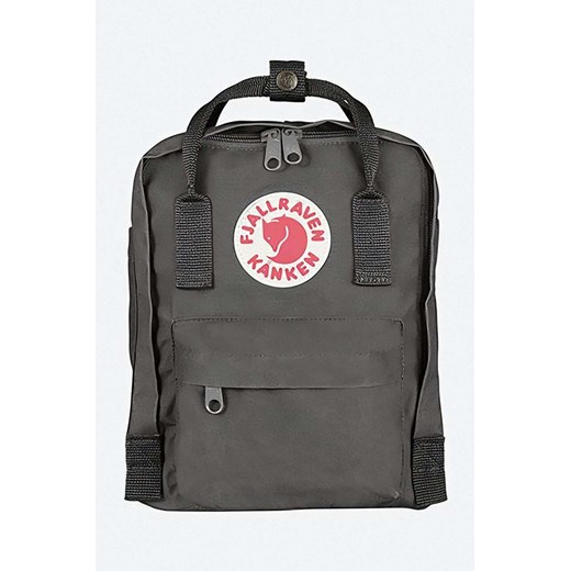 Fjallraven plecak Kanken Mini kolor szary mały z aplikacją F23561.46-46 ze sklepu PRM w kategorii Plecaki - zdjęcie 161411094