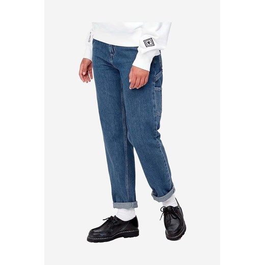Carhartt WIP jeansy I025268 W Pierce Pant damskie high waist I025268-BLUESTONE ze sklepu PRM w kategorii Jeansy damskie - zdjęcie 161411101