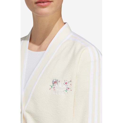 Sweter damski Adidas Originals z dekoltem w literę v