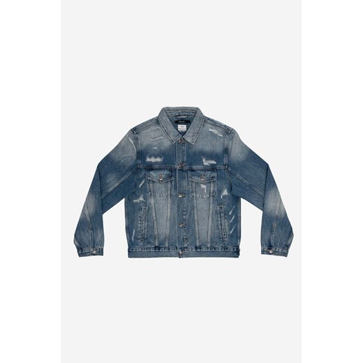 KSUBI kurtka jeansowa kolor niebieski przejściowa MSP23JK002-DENIMM Ksubi L promocyjna cena PRM