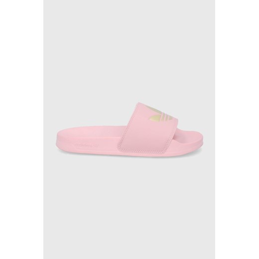 adidas Originals klapki Adilette Lite GZ6198 damskie kolor różowy GZ6198-WONMAU ze sklepu PRM w kategorii Klapki damskie - zdjęcie 161411952