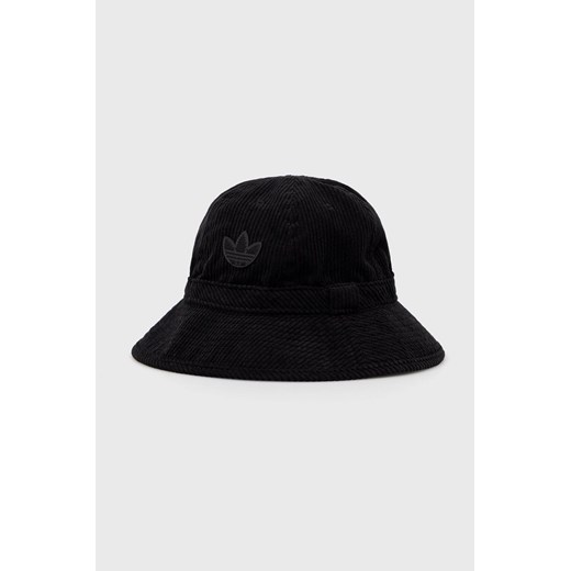 adidas Originals kapelusz sztruksowy kolor czarny HM1715-BLACK ONE promocja PRM
