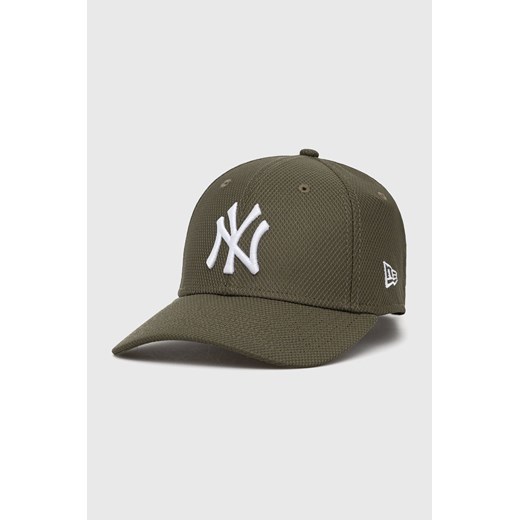 New Era Czapka kolor zielony z aplikacją 12523904-GREENMED New Era ONE PRM