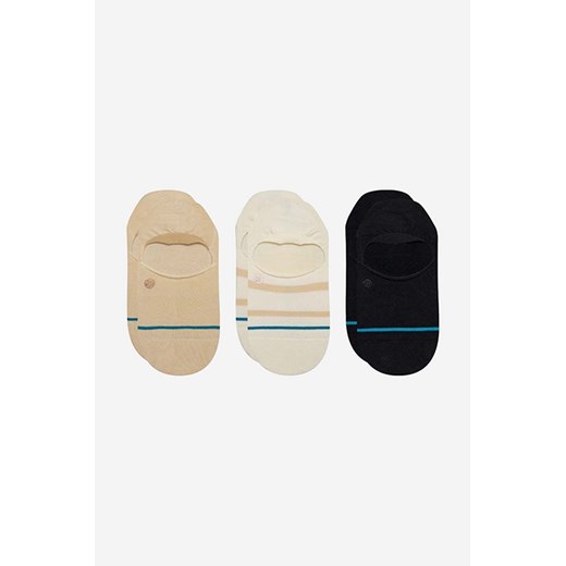Stance skarpetki Necessity 3-pack kolor beżowy W145A22NEC-MUL ze sklepu PRM w kategorii Skarpetki damskie - zdjęcie 161412663