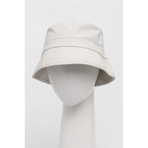 Rains kapelusz Bucket Hat 2001 kolor biały 2001.-GREEN ze sklepu PRM w kategorii Kapelusze damskie - zdjęcie 161412981