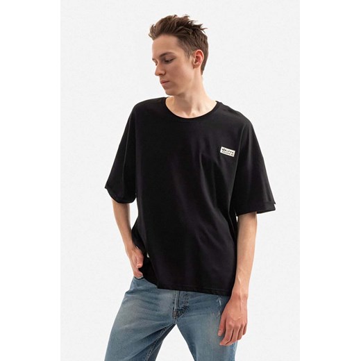 Alpha Industries t-shirt bawełniany kolor czarny gładki 118532.649-CZARNY ze sklepu PRM w kategorii T-shirty męskie - zdjęcie 161413042