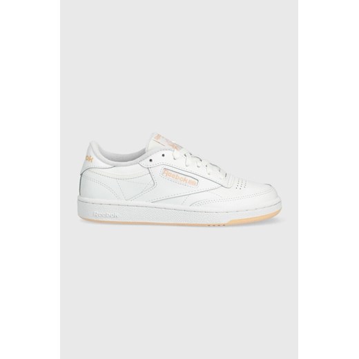 Reebok Classic sneakersy skórzane CLUB C 85 GZ9790 kolor biały GZ9790-WH/WH/ORG Reebok Classic 37 promocja PRM