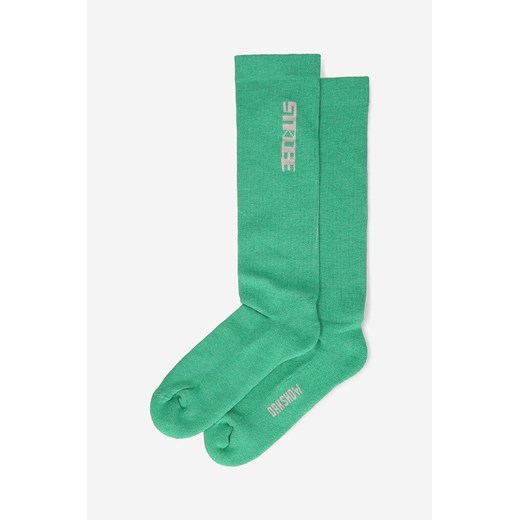 Rick Owens skarpetki Strobe kolor zielony DA02B4468.SOCKC-Green Rick Owens 39/42 PRM