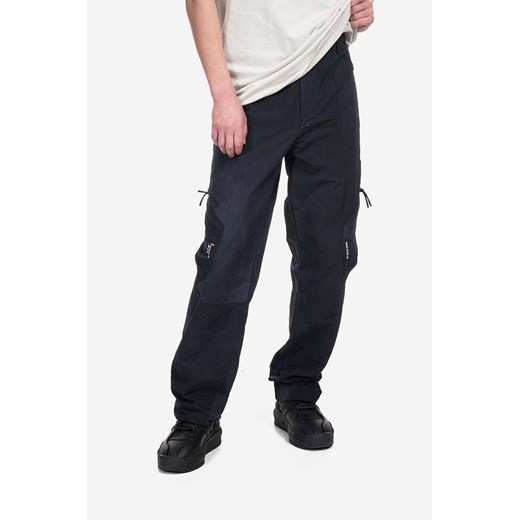 A-COLD-WALL* spodnie Irregular Dye Trousers męskie kolor czarny proste ACWMB181-BLACK ze sklepu PRM w kategorii Spodnie męskie - zdjęcie 161414180