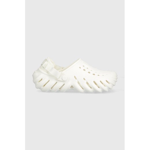 Crocs klapki Echo Clog kolor biały 207937 ze sklepu PRM w kategorii Klapki męskie - zdjęcie 161414461