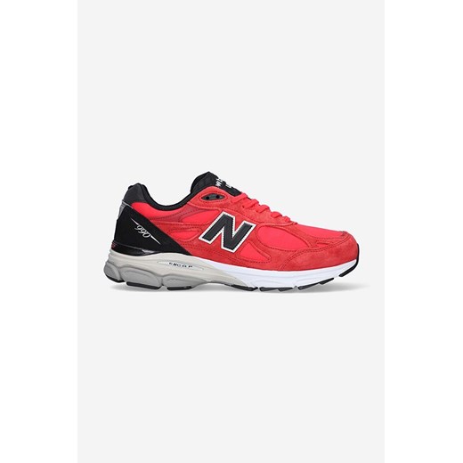 New Balance sneakersy M990PL3 kolor czerwony M990PL3-PL3 ze sklepu PRM w kategorii Buty sportowe damskie - zdjęcie 161414520