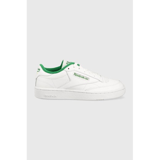Reebok sneakersy skórzane Club C 85 kolor biały IE9387 ze sklepu PRM w kategorii Buty sportowe męskie - zdjęcie 161414570