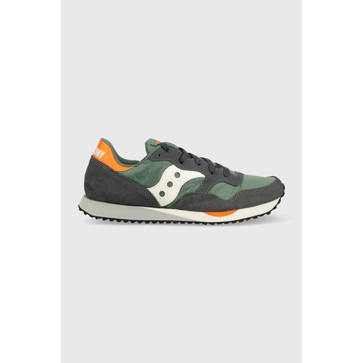 Saucony sneakersy DXN TRAINER kolor zielony S70757.8 ze sklepu PRM w kategorii Buty sportowe męskie - zdjęcie 161414773