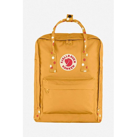 Fjallraven plecak Kanken kolor żółty duży z aplikacją F23510.160.916-160 ze sklepu PRM w kategorii Plecaki - zdjęcie 161414844