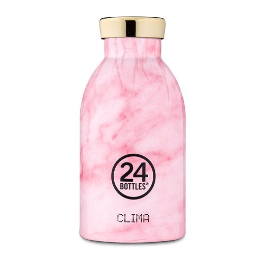 24bottles butelka termiczna Clima Pink Marble 330ml ze sklepu PRM w kategorii Bidony i butelki - zdjęcie 161415333