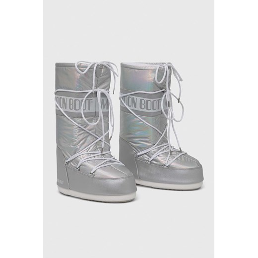 Moon Boot śniegowce Icon Met kolor srebrny 14027500.SILVER-SILVER Moon Boot 35/38 okazja PRM