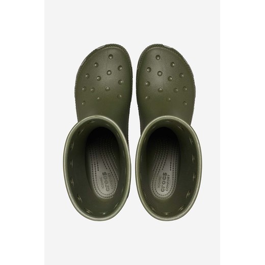 Crocs kalosze Classic Rain Boot kolor zielony 208363 Crocs 37/38 okazja PRM