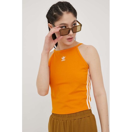 adidas Originals top Adicolor HC1979 damski kolor pomarańczowy HC1979-BORANG ze sklepu PRM w kategorii Bluzki damskie - zdjęcie 161416012