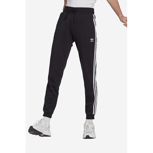 adidas Originals spodnie dresowe kolor czarny z aplikacją IB7455-CZARNY ze sklepu PRM w kategorii Spodnie damskie - zdjęcie 161416650
