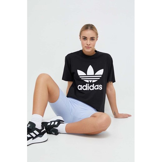 adidas Originals t-shirt damski kolor czarny IB7421-BLACK XS PRM