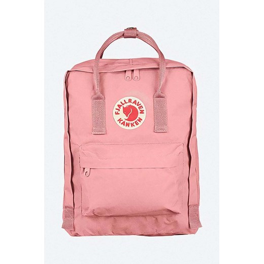 Fjallraven plecak Kanken kolor różowy duży z aplikacją F23510.312-312 ONE PRM