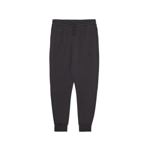 Cropp - Czarne dresowe joggery - czarny ze sklepu Cropp w kategorii Spodnie męskie - zdjęcie 161418932