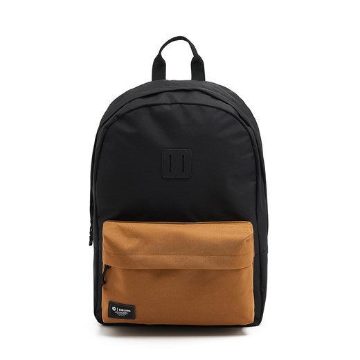 Cropp - Dwukolorowy plecak - Brązowy Cropp Uniwersalny Cropp