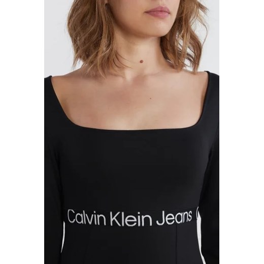 CALVIN KLEIN JEANS Sukienka LOGO ELASTIC MILANO M Gomez Fashion Store