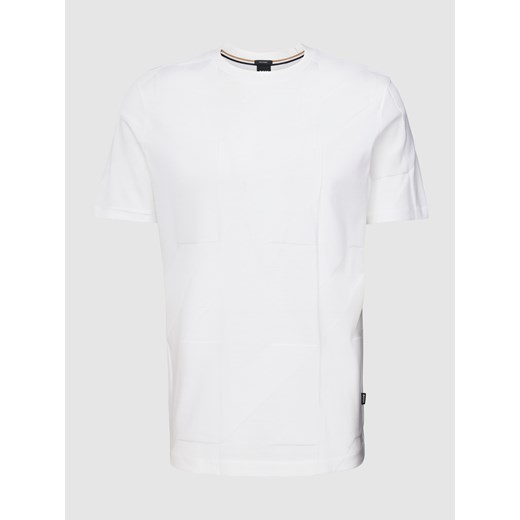 T-shirt z fakturowanym wzorem model ‘Tiburt’ L wyprzedaż Peek&Cloppenburg 