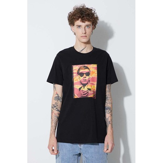 Maharishi t-shirt bawełniany Warhol Polaroid Portrait T-Shirt OCJ kolor czarny z nadrukiem 9711.BLACK-BLACK ze sklepu PRM w kategorii T-shirty męskie - zdjęcie 161433181