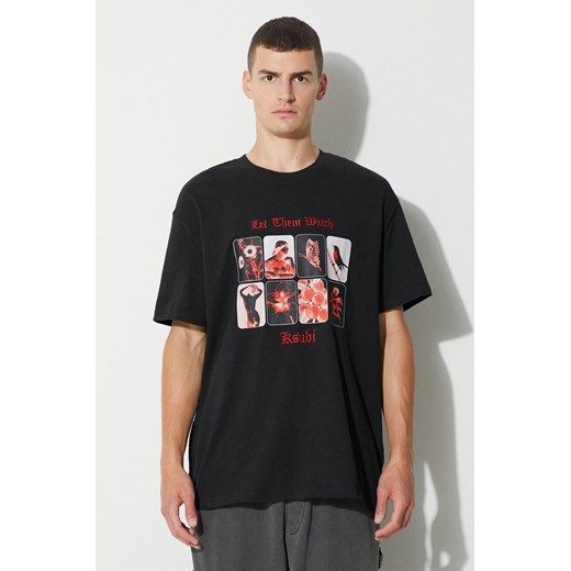 KSUBI t-shirt bawełniany kolor czarny z nadrukiem ze sklepu PRM w kategorii T-shirty męskie - zdjęcie 161433240