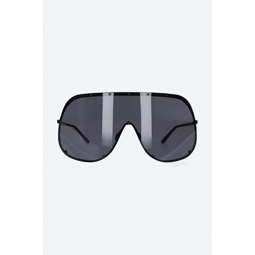 Rick Owens okulary przeciwsłoneczne Occhiali Da Sole Sunglasses Shield damskie kolor czarny RG0000006.GBLKB.0909 ze sklepu PRM w kategorii Okulary przeciwsłoneczne damskie - zdjęcie 161433284