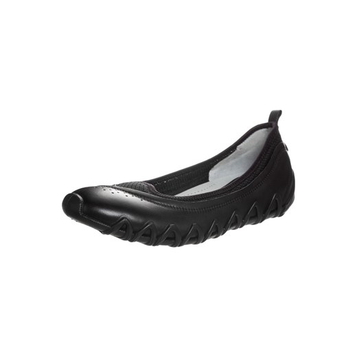 ecco DAYLA Baleriny black zalando czarny abstrakcyjne wzory