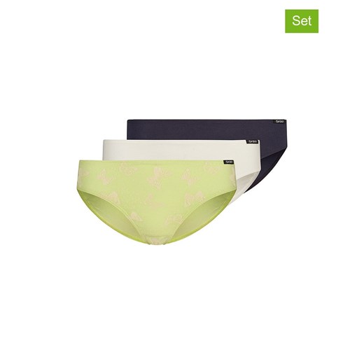 Skiny Majtki (3 pary) w kolorze zielono-biało-granatowym Skiny 176 wyprzedaż Limango Polska