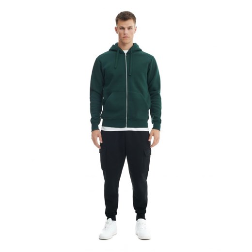 Cropp - Zielona rozpinana bluza - zielony Cropp L Cropp