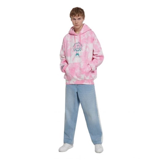 Cropp - Różowa bluza z kapturem - różowy Cropp M promocja Cropp