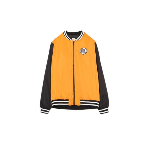Cropp - Kurtka bomberka DragonBall - pomarańczowy Cropp XS wyprzedaż Cropp