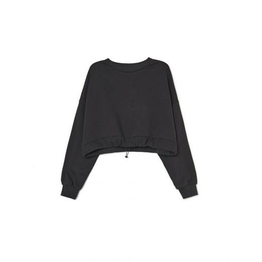 Cropp - Czarna bluza oversize - czarny Cropp XL Cropp