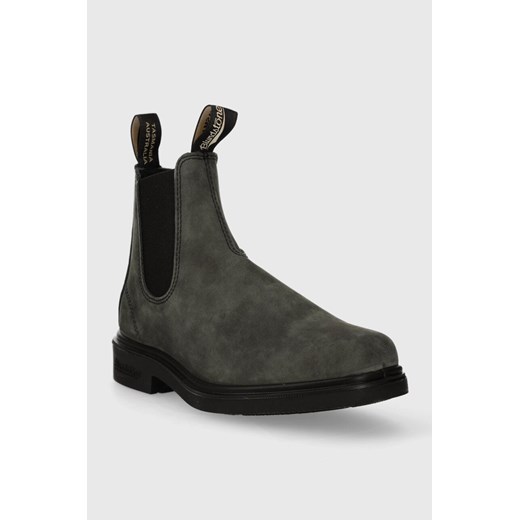 Botki Blundstone na obcasie z zamszu