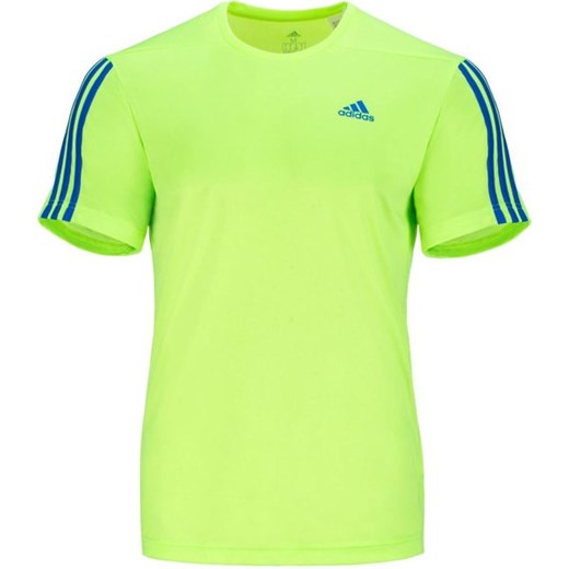 T-shirt męski zielony Adidas z krótkim rękawem 