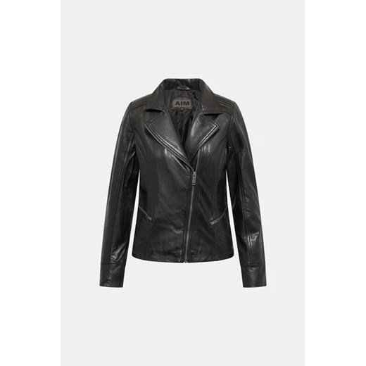 AIM Kurtka skórzana - Czarny - Kobieta - L (L) Aim XS(XS) Halfprice okazyjna cena
