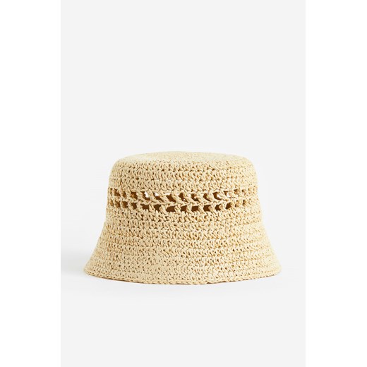 H & M - Bucket Hat aus Stroh - Beige - Damen H & M S/54 H&M