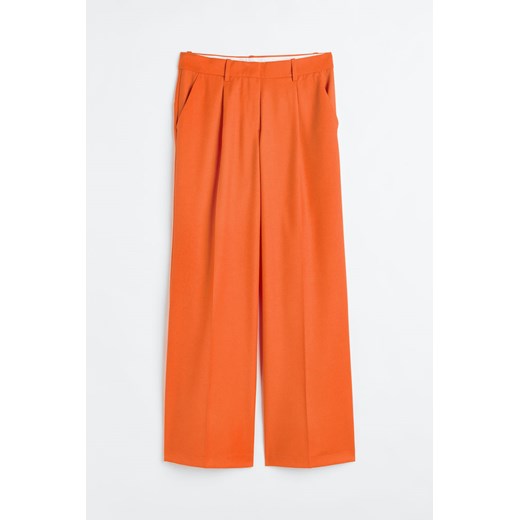 H & M - Eleganckie spodnie - Pomarańczowy H & M 32 H&M