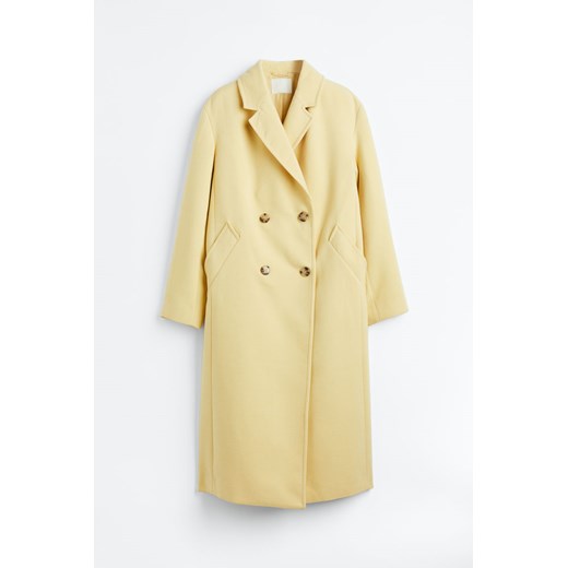 H & M - Zweireihiger Mantel - Gelb - Damen H & M XS H&M