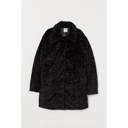 H & M - Faux-fur-Jacke - Schwarz - Damen H & M M H&M