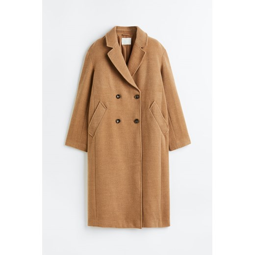 H & M - Dwurzędowy płaszcz - Beżowy H & M S H&M