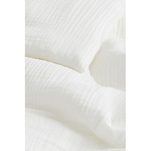 H & M - Kinderbettwäsche aus Musselin - Weiß - Zuhause H & M 110x125 35x55 H&M